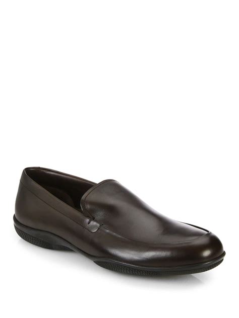 prada slip on mens shoes|farfetch Prada slip on.